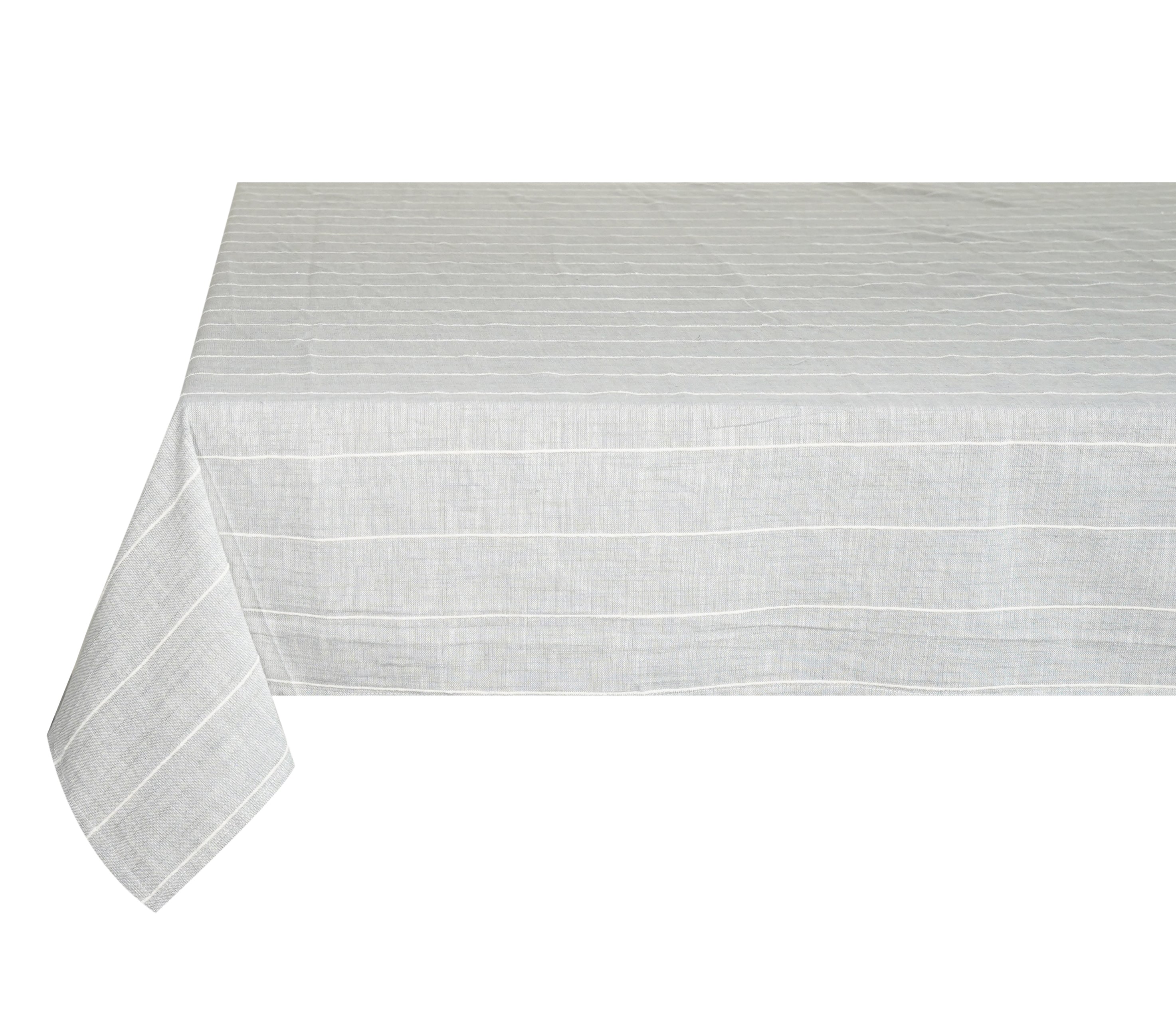 Chenille Slub Cotton Chambray Tablecloth